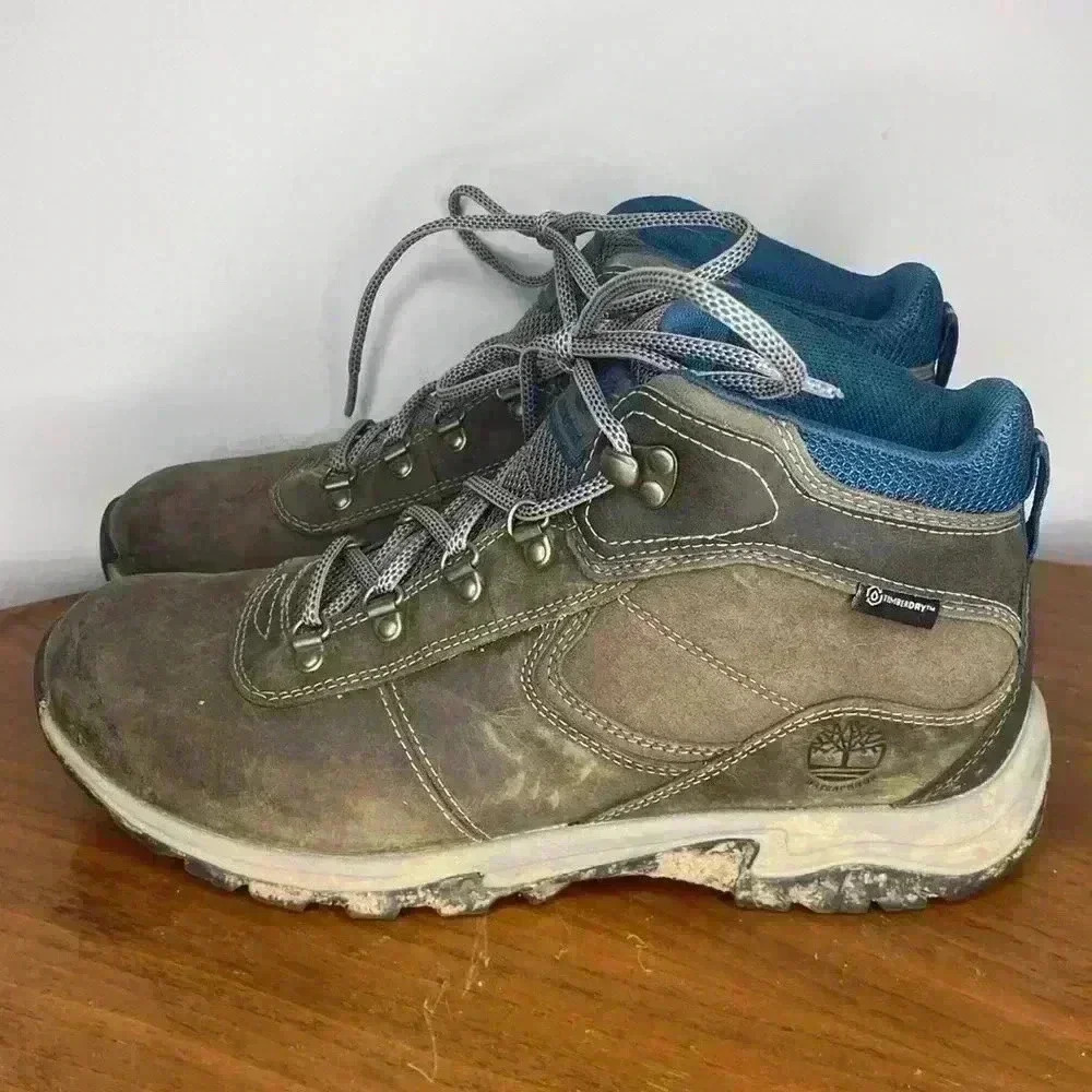 Womens Timberland Mt Maddsen Waterproof Mid Hiker Boots Size 10 - Picture 3 of 8